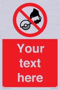 Custom Do not use with hand held grinding machine